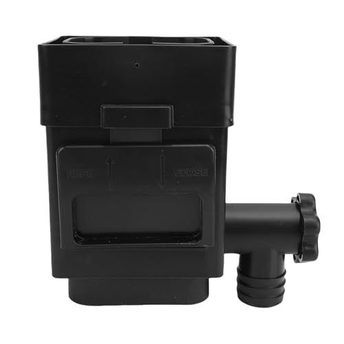 Sxhlseller Konservenfilteradapter, Verbesserter Effizienzdosisfilter Vermeiden Wasserakkumulation Kunststoff für 4 -Zoll 4 -Zoll Abflussrohr (Black) von Sxhlseller