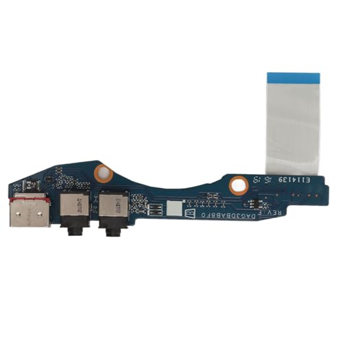 Sxhlseller Laptop-USB-Board-Ersatz, Professionelle Installation, USB-Board mit Schallloch-Ersatz, USB-Board für Pavilion 15 DC TPN Q211 DAG3DBAB8F0 von Sxhlseller