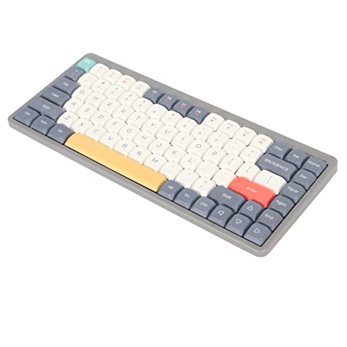 Sxhlseller Mechanische Tastatur mit 84 Tasten, Tragbar, Kabellos, RGB, 75% Dreifachmodus, BT5.0/2,4 G/USB C, Hot-Swap-fähige Tastatur, Bluetooth-Gaming-Tastatur für Windows, OS X, Android, (Typ 2) von Sxhlseller