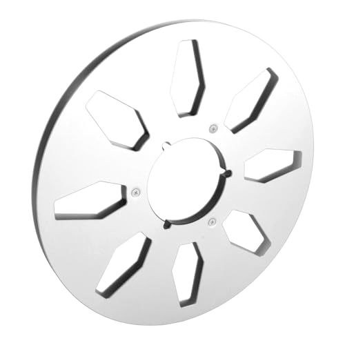 Sxhlseller Metall Take -up -Rolle, Universeller 1/4 10,5 Zoll Leeres Klebeband Rostproof für NAB (SILVER) von Sxhlseller