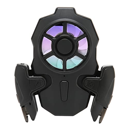 Sxhlseller Mobiler Game Controller für IOS und Android, Handy Controller mit Lüfter und RGB Licht, Tragbarer Handy Gaming Kühler, 3 Einstellbare Windgeschwindigkeiten von Sxhlseller