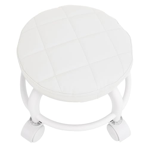 Sxhlseller Niedriger Rollstuhl, Niedrige Höhen Einfach Montieren Flexibler Rad 300 Pfund Im Unteren Modernen Rollstuhl für Bibliotheken (White) von Sxhlseller