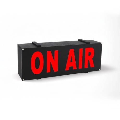 On Air Leuchtschild, On Air Schild, Aufnahmeschild, Studio Warnschild, Beleuchtetes Rundfunk Warnschild Fertig, Aufnahme Decor, Warnschild für Studio, Zuhause, Büro On Air Leuchtschild, On Air Schild, Aufnahmeschild, Studio Warnschild, Beleuchtetes Rundfunk Warnschild Fertig, Aufnahme Decor, Warnschild für Studio, Zuhause, Büro von Sxhlseller