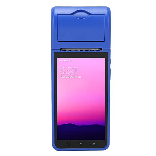 Sxhlseller POS Belegdrucker, 58 Mm 4G LTE WiFi Thermodrucker mit 5,5 Zoll Touchscreen für Android, 2 GB RAM 32 GB ROM, Typ C Handheld PDA Belegdrucker für 1D 2D QR Barcode von Sxhlseller