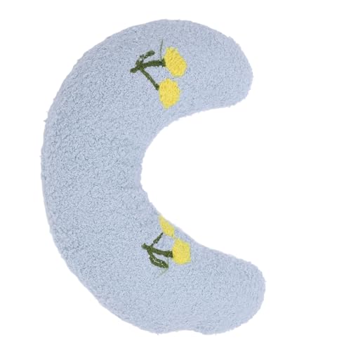 Sxhlseller Pascot -verdrehte Kissen, Kissen für Atmungsaktive Hunde für Zuhause (Blau+Kirschmuster) von Sxhlseller