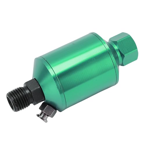 Sxhlseller Pneumatischer Sprühpistolenfilter, Luftkompressor -Wasserabscheider -Filter 2PCS 1/4in NPT Effektive Aluminiumlegierung für Automobile (GREEN) von Sxhlseller