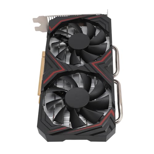 Sxhlseller RX 580 8 GB Grafikkarte, Gaming-GPU-Karte, 2048SP 256 Bit PCIe 3.0 X16 6-polige Gaming-PC-Grafikkarte, RX580 Desktop-Grafikkarte mit Zwei Lüftern für Büro und Gaming von Sxhlseller