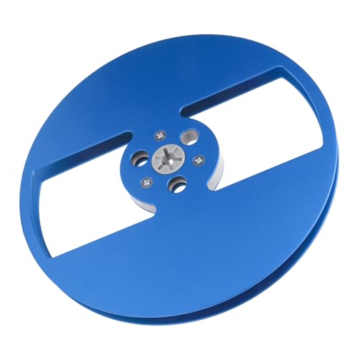 Sxhlseller Reel Rolle Reel, Leeres Rollenband 2 Aluminiumlöcher Universell Zur Reparatur (BLUE) von Sxhlseller