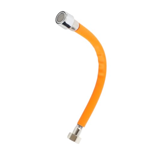 Sxhlseller Sink Drain Extension Rohr, 360 Grad Drehung G1/2 Grenzfläche Silikon Wasser Wasserhahn Ausdehnung Schlauch Biegbar für Zuhause (#2) von Sxhlseller