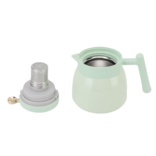 Sxhlseller Thermaltee -Drinks, Mechanische Temperaturanzeige Genau Gegossener Isolierter Teekanne 880 Ml für Büro (GREEN) von Sxhlseller