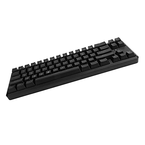 Sxhlseller Tragbare 68-Tasten-Tastatur -Kabel 2-Mode-Hintergrundbeleuchtung Mechanische Spiele Bürobedarf K680T (Schwarz) von Sxhlseller