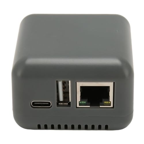 Sxhlseller USB 2.0-Netzwerkdruckserver, LAN-Druckfreigabeserver für USB-Drucker, RJ45-Netzwerkanschluss, Mehrbenutzerfreigabe, LAN-Druckserveradapter für Windows für (EU-Stecker 100-240 V) von Sxhlseller