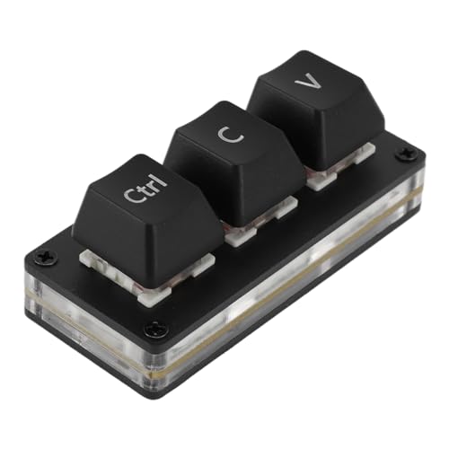 Sxhlseller USB-3-Tasten, Programmierbare Tastatur, Roter Schalter, Hot-Swap-fähig, Bunte Hintergrundbeleuchtung, DIY, Individuell Programmierbare USB-Einhandtastatur für Sxhlseller USB-3-Tasten, Programmierbare Tastatur, Roter Schalter, Hot-Swap-fähig, Bunte Hintergrundbeleuchtung, DIY, Individuell Programmierbare USB-Einhandtastatur für von Sxhlseller