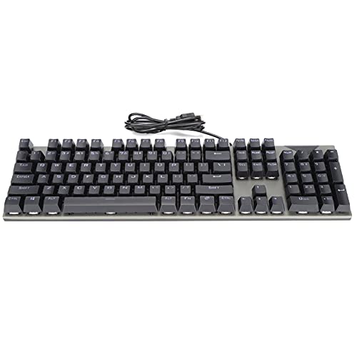 Sxhlseller Ultradünne, Praktische, wasserdichte USB-Gaming-Tastatur, Plug-Play, Einstellbare Hintergrundbeleuchtung, Mechanische Tastatur, Geeignet für Desktop-PC-Spiele Im Büro von Sxhlseller