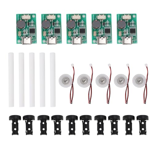 Sxhlseller Ultrasonic Mist Maker USB-Atomizer-Modul-Kit mit Baumwollabfällen und Fahrerbrettern, Mehrzweck-Luftbefeuchter für den Industrie- und Fahrzeuggebrauch von Sxhlseller