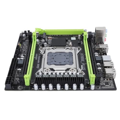 Sxhlseller X79SE Plus LGA 2011 Motherboard, DDR3 SATA2.0 USB2.0 Computer Mainboard Unterstützung M.2 NVME für Xeon E5 V1 V2, PCIE 3.0 X16 Desktop Motherboard für Office Home von Sxhlseller