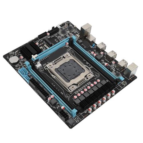 Sxhlseller X99 ATX-Motherboard, 4-Kanal-DDR4-Motherboard, LGA2011 3-CPU-Motherboard mit NVME/SATA M.2, DDR4 max. 128 GB, SATA 3.0, USB 3.0, 1000 M LAN von Sxhlseller