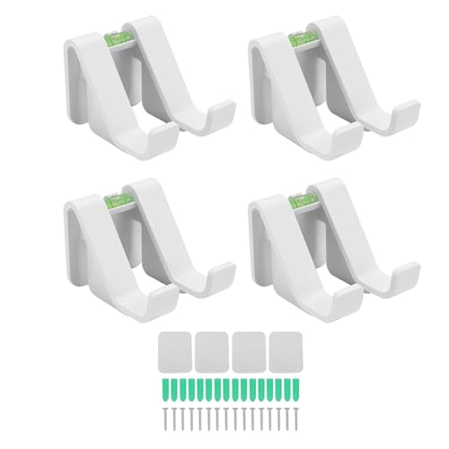 Wandhalterung für Videospiel-Controller, Universelles Aufbewahrungsregal für S-, X-, Elite-, Series S- und Series X-Controller mit Schrauben und Klebstoffen, 4 Stück (White) von Sxhlseller