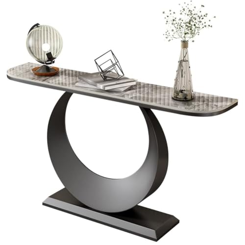 Sxlawesom Eingangstisch - Flurtisch für Wohnzimmer, Sofa - 10 Stile(Black#B,150 * 30 * 80cm) von Sxlawesom