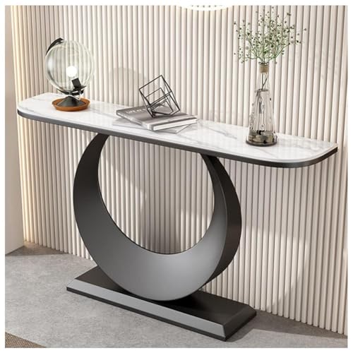 Sxlawesom Eingangstisch - Flurtisch für Wohnzimmer, Sofa - 10 Stile(Black#C,100 * 30 * 80cm) von Sxlawesom
