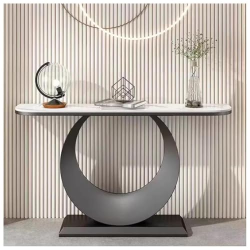 Sxlawesom Eingangstisch - Flurtisch für Wohnzimmer, Sofa - 10 Stile(Black#D,100 * 30 * 80cm) von Sxlawesom