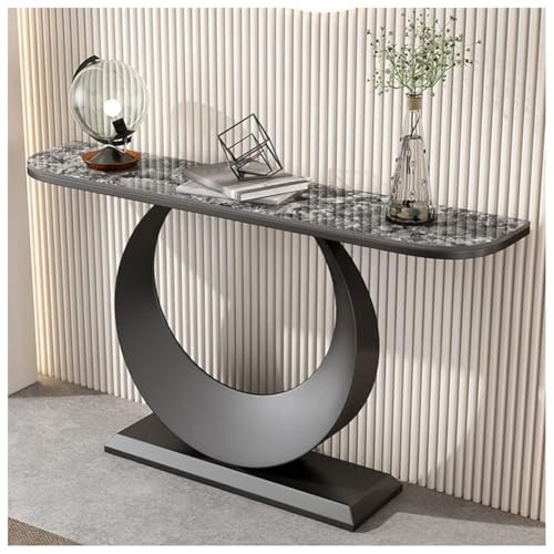 Sxlawesom Eingangstisch - Flurtisch für Wohnzimmer, Sofa - 10 Stile(Black#E,100 * 30 * 80cm) von Sxlawesom