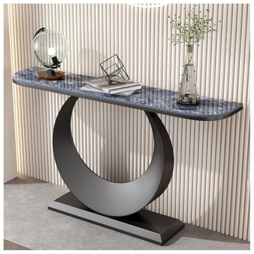 Sxlawesom Eingangstisch - Flurtisch für Wohnzimmer, Sofa - 10 Stile(Black#F,100 * 30 * 80cm) von Sxlawesom