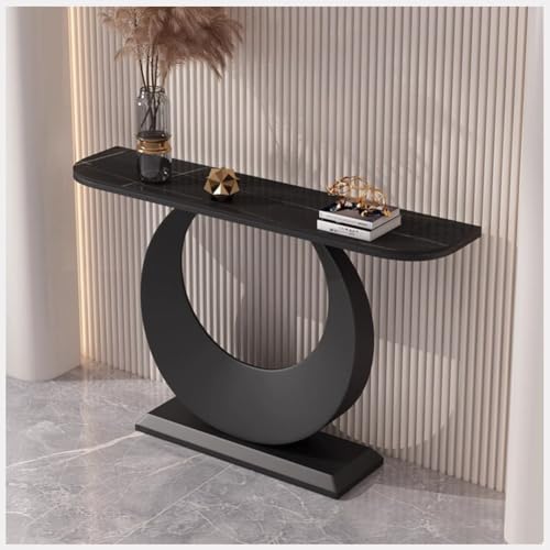 Sxlawesom Eingangstisch - Flurtisch für Wohnzimmer, Sofa - 10 Stile(Black#G,120 * 30 * 80cm) von Sxlawesom