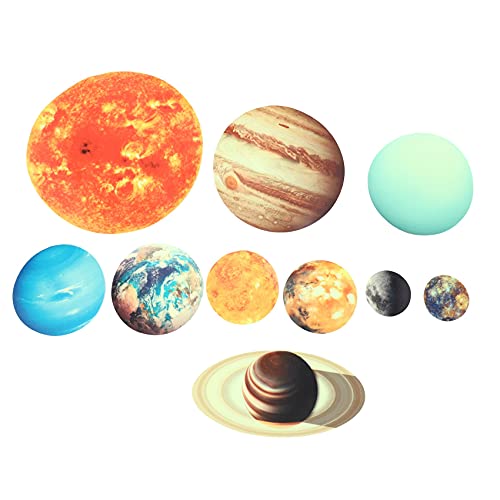 Sxmrmnx 10 StüCke Planet Solar System Fluoreszierende Wand Aufkleber das Planet Galaxy Kinder Schlaf Leuchtende Wand Aufkleber Dekoration Sxmrmnx 10 StüCke Planet Solar System Fluoreszierende Wand Aufkleber das Planet Galaxy Kinder Schlaf Leuchtende Wand Aufkleber Dekoration von Sxmrmnx