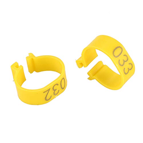 Sxmrmnx 100Pcs 001-100 Nummerierte Beinbänder 18Mm Ringe Zum Aufstecken Geflügel Hühnchen Sxmrmnx 100Pcs 001-100 Nummerierte Beinbänder 18Mm Ringe Zum Aufstecken Geflügel Hühnchen von Sxmrmnx