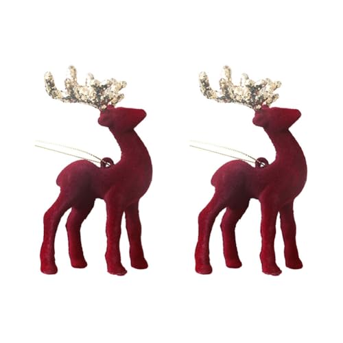 Sxmrmnx 2 Rote Weihnachtsanhänger Weihnachtsbaum Ornamente Rot Sxmrmnx 2 Rote Weihnachtsanhänger Weihnachtsbaum Ornamente Rot von Sxmrmnx