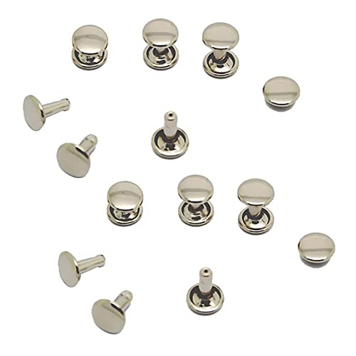 Sxmrmnx 200Pcs DIY Rivet Rivet Rivet Metallplatte - Silber Sxmrmnx 200Pcs DIY Rivet Rivet Rivet Metallplatte - Silber von Sxmrmnx