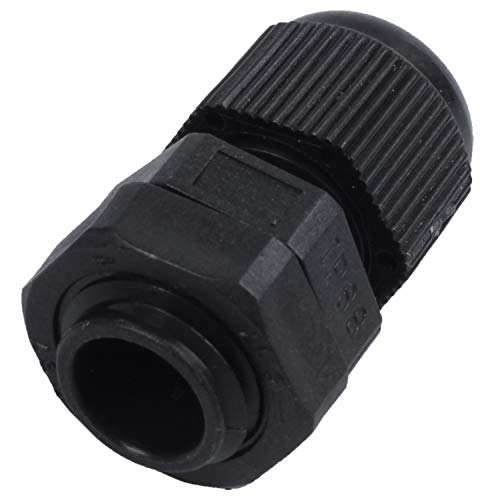 Sxmrmnx 20Pcs Wasserdichte Einstellbare Pg7 3,5-6 Mm Kabelverschraubungen Schwarz Sxmrmnx 20Pcs Wasserdichte Einstellbare Pg7 3,5-6 Mm Kabelverschraubungen Schwarz von Sxmrmnx