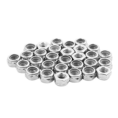 Sxmrmnx 30 Stueck M6 x 1 mm Metrischer Edelstahl Nyloneinsatz Lock Sechskantmuttern Sxmrmnx 30 Stueck M6 x 1 mm Metrischer Edelstahl Nyloneinsatz Lock Sechskantmuttern von Sxmrmnx