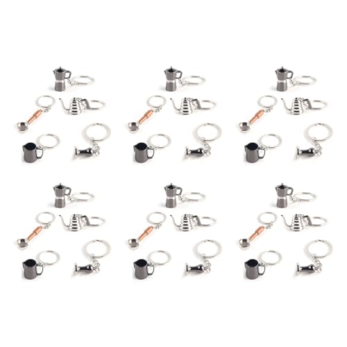 Sxmrmnx 30PCS Kaffee Manipulation SchlüSselbund Espresso Siebträger Moka SchlüSselring Tragbares Kaffee ZubehöR Geschenk Sxmrmnx 30PCS Kaffee Manipulation SchlüSselbund Espresso Siebträger Moka SchlüSselring Tragbares Kaffee ZubehöR Geschenk von Sxmrmnx