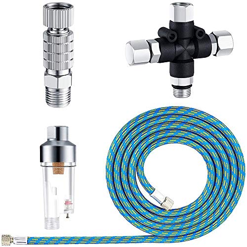 Sxmrmnx 4 StüCke Luft BüRsten Adapter Set, Geflochtener 6 Ft Luft, 3 Wege Luft BüRsten Luft Verteiler Verteiler Luft Strom Einstell Kupplung Sxmrmnx 4 StüCke Luft BüRsten Adapter Set, Geflochtener 6 Ft Luft, 3 Wege Luft BüRsten Luft Verteiler Verteiler Luft Strom Einstell Kupplung von Sxmrmnx
