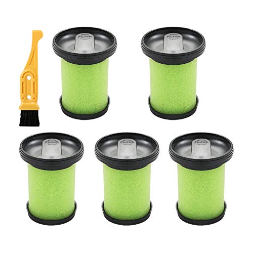 Sxmrmnx 5 Packungen Ersatzsatz für Waschbare SchmutzbehäLter Stickfilter für AirRam Kurz MK2 Schnurlos Vakuum Staubsaugerfilter Sxmrmnx 5 Packungen Ersatzsatz für Waschbare SchmutzbehäLter Stickfilter für AirRam Kurz MK2 Schnurlos Vakuum Staubsaugerfilter von Sxmrmnx