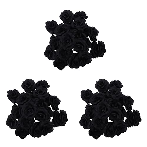 Sxmrmnx 60 STK. Schwarze Rose Kuenstliche Seide Hochzeit Haus Buero Garten Shop DIY Sxmrmnx 60 STK. Schwarze Rose Kuenstliche Seide Hochzeit Haus Buero Garten Shop DIY von Sxmrmnx