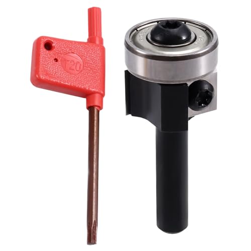 Sxmrmnx 8 mm Doppelkanten-Fräser mit Lager, Bündigfräser für die Holzbearbeitung, Handarbeit, Schubladenwerkzeug, 8 X 22 X 12 mm Sxmrmnx 8 mm Doppelkanten-Fräser mit Lager, Bündigfräser für die Holzbearbeitung, Handarbeit, Schubladenwerkzeug, 8 X 22 X 12 mm von Sxmrmnx