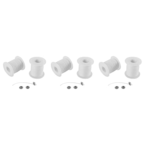 Sxmrmnx Candle DIY Tools, 6 Rollen Geflochtener Candle Wick Cotton Core und 600 Stück Candle Wick Sustainer Tabs für Crafts Sxmrmnx Candle DIY Tools, 6 Rollen Geflochtener Candle Wick Cotton Core und 600 Stück Candle Wick Sustainer Tabs für Crafts von Sxmrmnx
