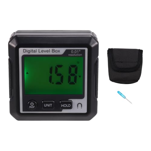 Sxmrmnx Digitale Elektronische Wasserwaage, Digitaler Winkelmesser, 90 °, Magnetischer Neigungsmesser, Winkelmesser, Präzisions-Neigungsmesser Sxmrmnx Digitale Elektronische Wasserwaage, Digitaler Winkelmesser, 90 °, Magnetischer Neigungsmesser, Winkelmesser, Präzisions-Neigungsmesser von Sxmrmnx