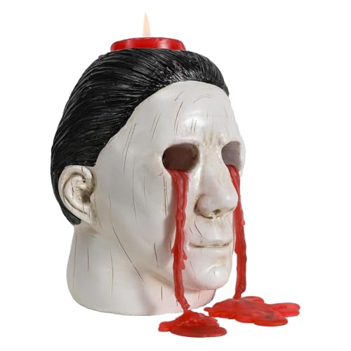 Sxmrmnx Halloween Kerzenständer Halloween Statue mit Blutenden Horror Kerzenständer Dekoration Sxmrmnx Halloween Kerzenständer Halloween Statue mit Blutenden Horror Kerzenständer Dekoration von Sxmrmnx