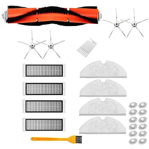 Sxmrmnx HauptbüRste WeißE SeitenbüRste HEPA-Filter für S6 S5 MAX S60 S65 S5 S50 S55 E25 E35 VakuumzubehöR Sxmrmnx HauptbüRste WeißE SeitenbüRste HEPA-Filter für S6 S5 MAX S60 S65 S5 S50 S55 E25 E35 VakuumzubehöR von Sxmrmnx
