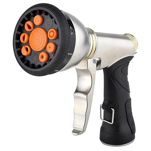 Sxmrmnx Metall-Hochdruckstrahl-Gartenwasserschlauchspray, 9 Einstellbare, Wassersprüher Zur Reinigung Sxmrmnx Metall-Hochdruckstrahl-Gartenwasserschlauchspray, 9 Einstellbare, Wassersprüher Zur Reinigung von Sxmrmnx