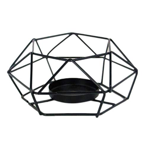 Sxmrmnx MetallkäFig Votiv Teelicht Kerzenhalter mit Geometrischen Formen Minimalist Candlestick Hochzeiten Partys Schwarz A. Sxmrmnx MetallkäFig Votiv Teelicht Kerzenhalter mit Geometrischen Formen Minimalist Candlestick Hochzeiten Partys Schwarz A. von Sxmrmnx