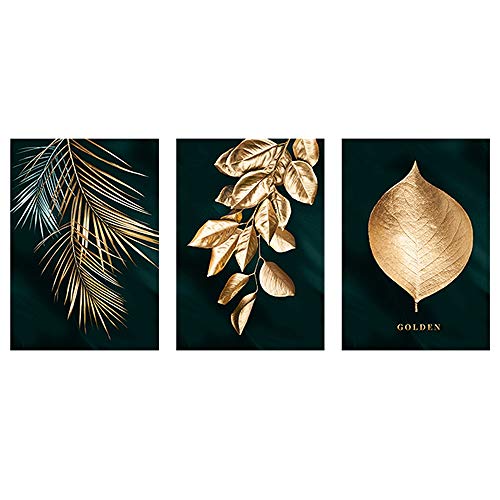 Sxmrmnx Nordische Triptychon Anlage Wand Bild Restaurant Eingang Wohnen Golden Abstraktes Blatt Leinwand GemäLde Dekorative Malerei Sxmrmnx Nordische Triptychon Anlage Wand Bild Restaurant Eingang Wohnen Golden Abstraktes Blatt Leinwand GemäLde Dekorative Malerei von Sxmrmnx