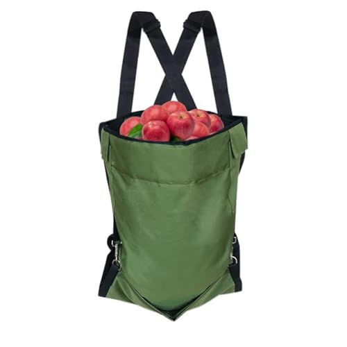 Sxmrmnx Obst Pflücktasche Garten Schürze Verstellbare Ernte-Garten-Schürze Outdoor Bauernhof Obstgarten Aufbewahrungstasche Beuteltaschen von Sxmrmnx