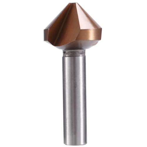 Sxmrmnx Senkkopfbohrer, 3-Schneidig, 90-Grad-Fasenfräser, Wolframstahl, Hartmetall, Einschneidig, Reibahle, 30 mm Sxmrmnx Senkkopfbohrer, 3-Schneidig, 90-Grad-Fasenfräser, Wolframstahl, Hartmetall, Einschneidig, Reibahle, 30 mm von Sxmrmnx