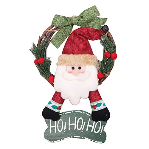 Sxmrmnx Weihnachts Kranz - Nette Weihnachtsmann Weihnachten Mini Weihnachts Kranz Drinnen Winter Feiertag KräNze Front HaustüR Weihnachts Dekoration Sxmrmnx Weihnachts Kranz - Nette Weihnachtsmann Weihnachten Mini Weihnachts Kranz Drinnen Winter Feiertag KräNze Front HaustüR Weihnachts Dekoration von Sxmrmnx