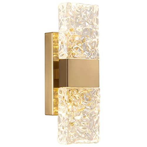 Sxtiger Nordic Kristall Wandleuchte, Moderne Transparente Kristall LED Wandleuchte Lampe, für Innenwohnzimmer Schlafzimmer Küche Flurbeleuchtung (3-Farbige LED) Sxtiger Nordic Kristall Wandleuchte, Moderne Transparente Kristall LED Wandleuchte Lampe, für Innenwohnzimmer Schlafzimmer Küche Flurbeleuchtung (3-Farbige LED) von Sxtiger
